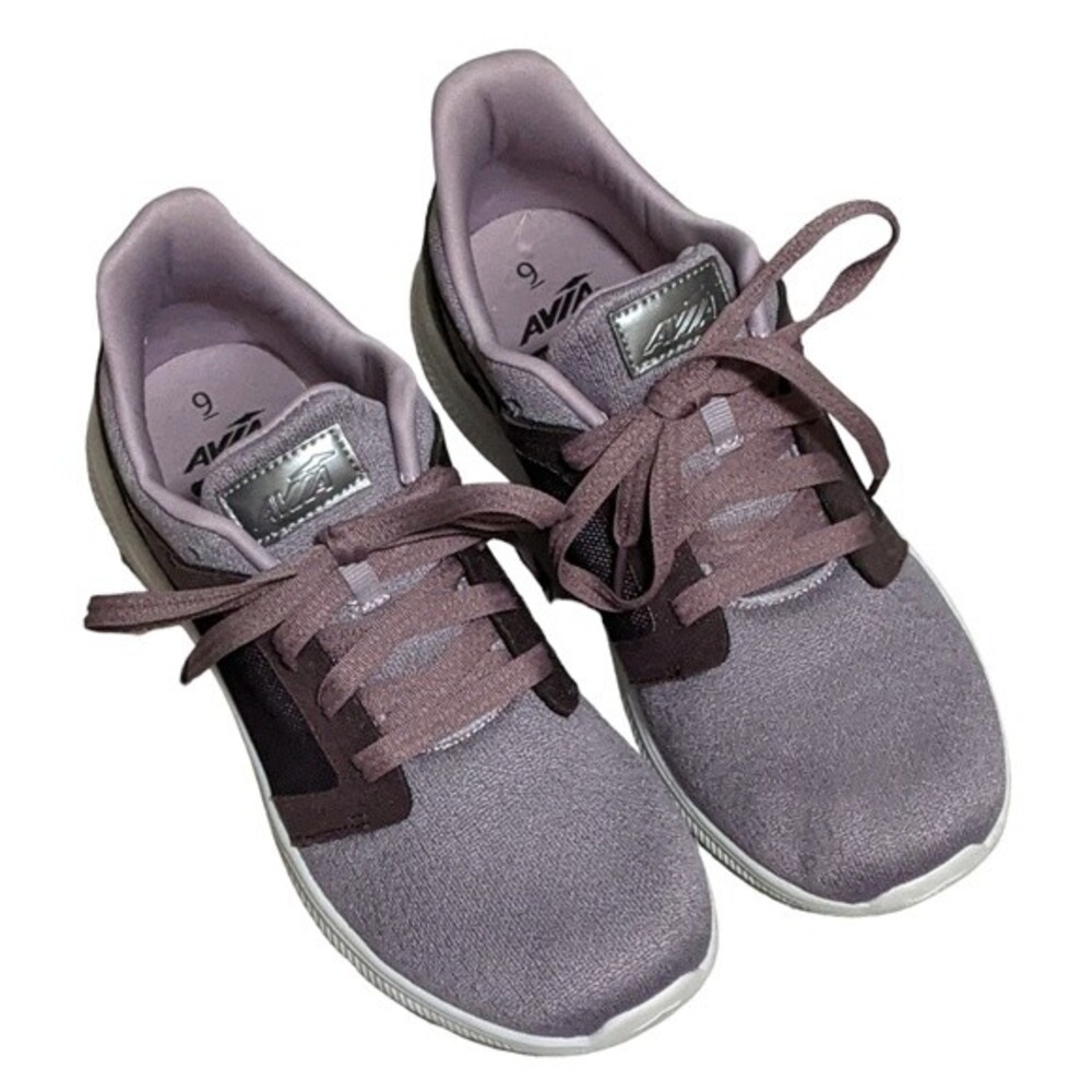 Avia Deluxe purple trainers casual fabric lace up WMAV21JT002 size 9 - Picture 9 of 12